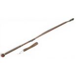 Scratch Built Wooden Wading Staff made from an old rod section, weighted tip. Comes with a wooden