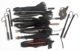 Mixed Gaffs and Nets (7) incl Hardy alloy extending salmon gaff, a further Hardy salmon gaff with