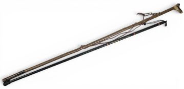 Shakespeare Wading Staff No,4801 #120cm long, with wrist cord, good condition, with a rams horn