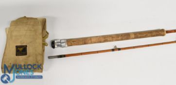 Hardy Wanless 9/10lb Palakona spinning rod 7ft 2pc NoE80050 some varnish crazing, straight rod, in