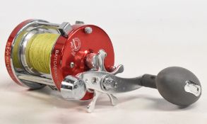Rover Kast King 70L LHW bait casting multiplier reel. Large counter balanced handle, on/off check,