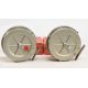 Pair of Maxima centre pin reels, 5” narrow spool with moveable cork spindle cover, twin handles (one - Image 1 of 2