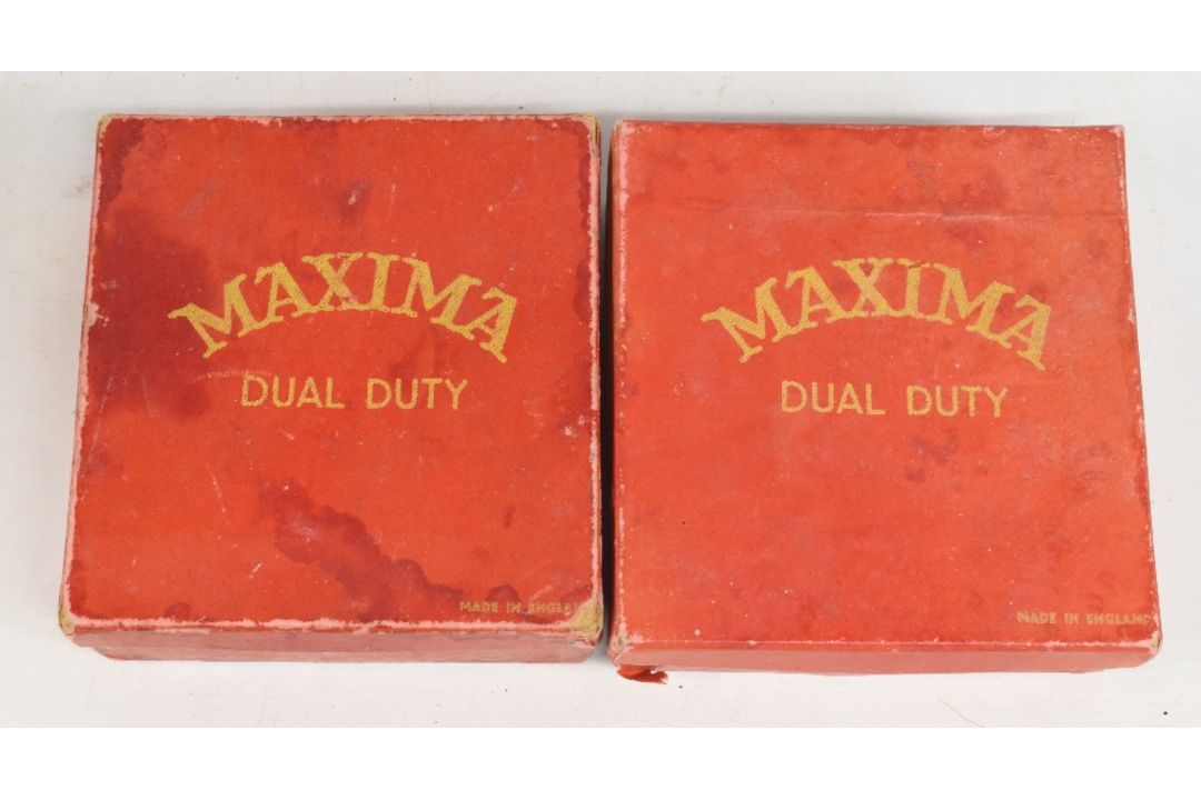 Pair of Maxima centre pin reels, 5” narrow spool with moveable cork spindle cover, twin handles (one - Image 2 of 2