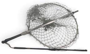 Whitlock Salmon Gye Landing Net, in good clean condition 69cm wide net, with a Hardy salmon