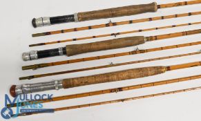 Trossachs Rod Company The Campbell Deluxe 9ft 6in 3pc split cane trout fly rod with heavy close