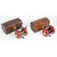 Pair of Abu Ambassador 6000 multiplier reels, both 4 screw end plates, white handles, free spools, - Image 1 of 2