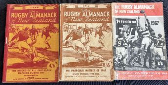 1948-67 Trio of New Zealand Rugby Almanacks (3): The very long-running and much-respected source