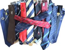 Rugby Necktie Collection (60): This is a terrific selection for a rugby tie enthusiast: from an