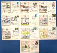 10x Signed Assorted Football First Day Covers featuring Hereford United - Dixie McNeil, Bristol City