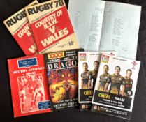 1978-96 Wales Overseas Rugby Programmes (8): 1978 v NSW Country (2), 1980 v British Columbia, team