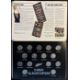 c1990 NZ All Blacks’ Rugby Captains Medal Collection in Album: Full set of captain’s heads medals - Image 2 of 2