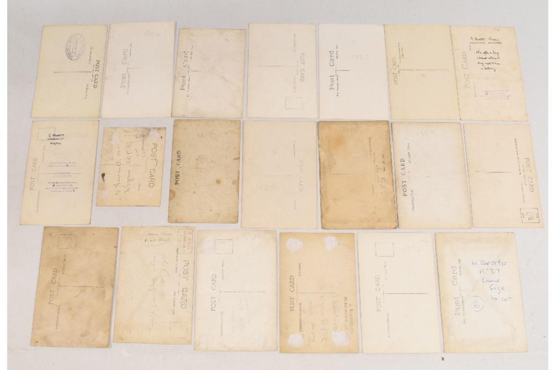 Wigan RLFC player postcards from the 1920’s onwards (20) including five signed, generally in G - Image 2 of 2