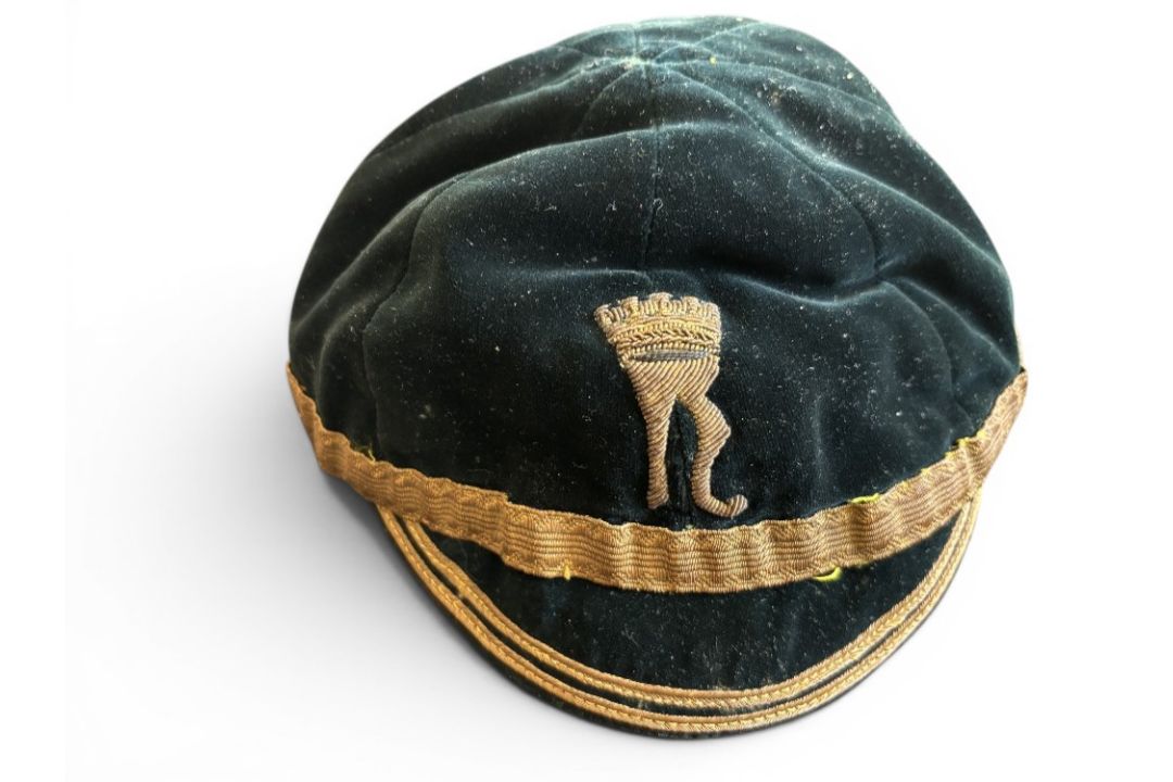 Christ College Brecon Rugby Honours Cap: Undated but probably first quarter of the 20th century,