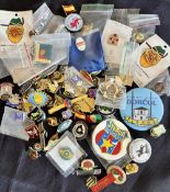 Club Rugby Pin Badges from Around the Globe (75+): Marvellous selection of truly international scope