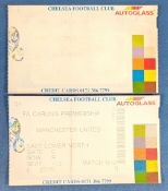 TICKET: Treble season 1998/99 Chelsea v Manchester United