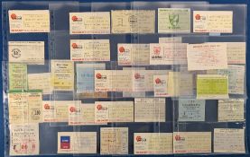 TICKETS: 1982/83 Manchester United almost complete league season homes (excluding Ipswich Town, WHU,
