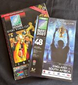 RWC Pair, 1995 and 2007 Rugby Programmes (2): The huge official 344pp pre-tourney overall