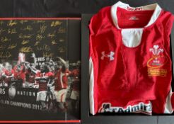 2012 Wales Grand Slam Limited Edition Rugby Jersey Merchandise: Official WRU issue after the 2012