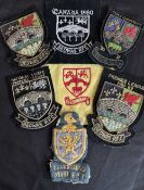 1970s on Bedwas RFC etc S Wales Blazer Badges etc (6): Lovely selection 1970-1996, five different