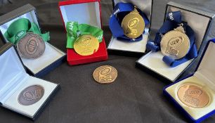 IRB World Junior Championship Medals (7): Most boxed and ribboned, official issue from the