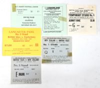 1977 and 1983 and British and I Lions in NZ Rugby Tickets (5): 1977 v Hawkes Bay and v NZ in the 4th