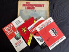 1971 Victorious British and I Lions Signed Test Rugby Programmes etc (5): All four tests from this