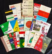 1952-1998 Incoming Tours to the UK Rugby Programmes (25): Some with autographs, SA 1952 v W Counties