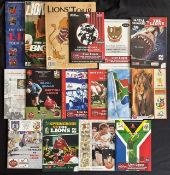 1997 British and I Lions in SA Rugby Programmes etc (16): Great full set from the victorious