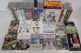 Collection of Sports Video Tapes and DVD's including, a good selection of football related, The