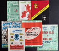 1971 Victorious British and I Lions Rugby Programmes (7): Lions v NZ Univs, Wairarapa/Bush, Hawkes