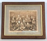 1895 Victorian Amateur Football Team Photograph EFC, photograph taken by Geo Oakley, unknown English