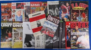 1967-2018 Manchester United Magazines and Assorted Publications Booklets to include soccer