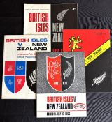 1966 British and I Lions Test Rugby Programmes (4): In New Zealand, all four tests, all G/VG