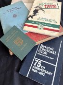 Club Rugby Selection (5): Brochures from Bristol (75th, 1963); Leicester Tigers by B Thompson; Rugby