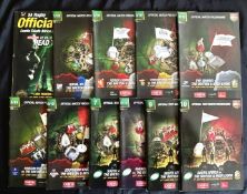 2009 British and I Lions in SA Rugby Programmes etc (11): Full set of correctly-numbered issues,