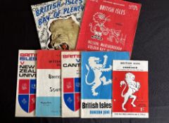 1966 British and I Lions Rugby Programmes (7): Lions v Southland, S and M Canterbury/N Otago, Otago,