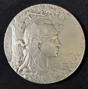 1900 Paris Olympics Medal: As lot 73 above, again in excellent condition but unboxed and named to