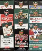1993 British and I Lions in NZ Full Set Rugby Programmes (13): The full ‘Baker’s Dozen’ from the