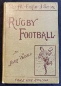 1889 Rare Book, Rugby Football by Harry Vassall: Famously sought-after volume from the All-England
