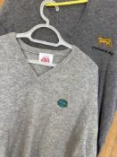 Rugby Jumpers, IRB and Argentina to France 1998 (2): Large grey jumpers, one from the IRB and the