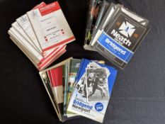 Welsh Club Rugby Programmes (80): 28 Neath homes, Tredegar 23 homes and 29 others, mostly from the