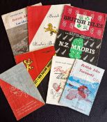 1959 British and I Lions Rugby Programmes (7): Examples v Hawkes’ Bay, Auckland, Taranaki,