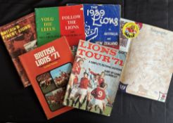 1959-1999 British and I Lions Pictorial Souvenirs etc (6): Most are the popular, substantial,