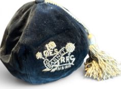 1918-19 Queen Elizabeth School, Barnet, Rugby Honours Cap: Lovely example from a well-known