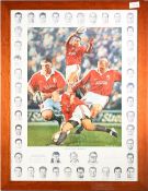 1997 British and I ‘Lions Victorious’ Art Portraits Signed by Fran Cotton: After the great SA tour