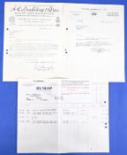Golf Club Maker Letterhead correspondence (3) features A G Spalding Bros dated 19th March 1937 to