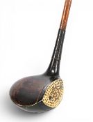 Most unusual exquisitely shaped Tom Brace of Ringway GC Cheshire Patent ‘Super’ fairway wood