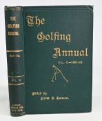 Duncan, David Scott – The Golfing Annual 1891-92 Book – Vol V, 1892, publ’d Horace Cox, London, in