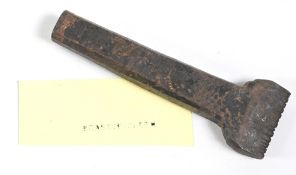 Golf Club Head Stamp ‘Brassie-Cleek’ Tom Fernie – measures 10.5cm length, head width 33mm width