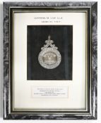 Dunfermline Golf Club 1892 Monthly Handicap Medal - inscribed to the reverse ‘Presented to Peter